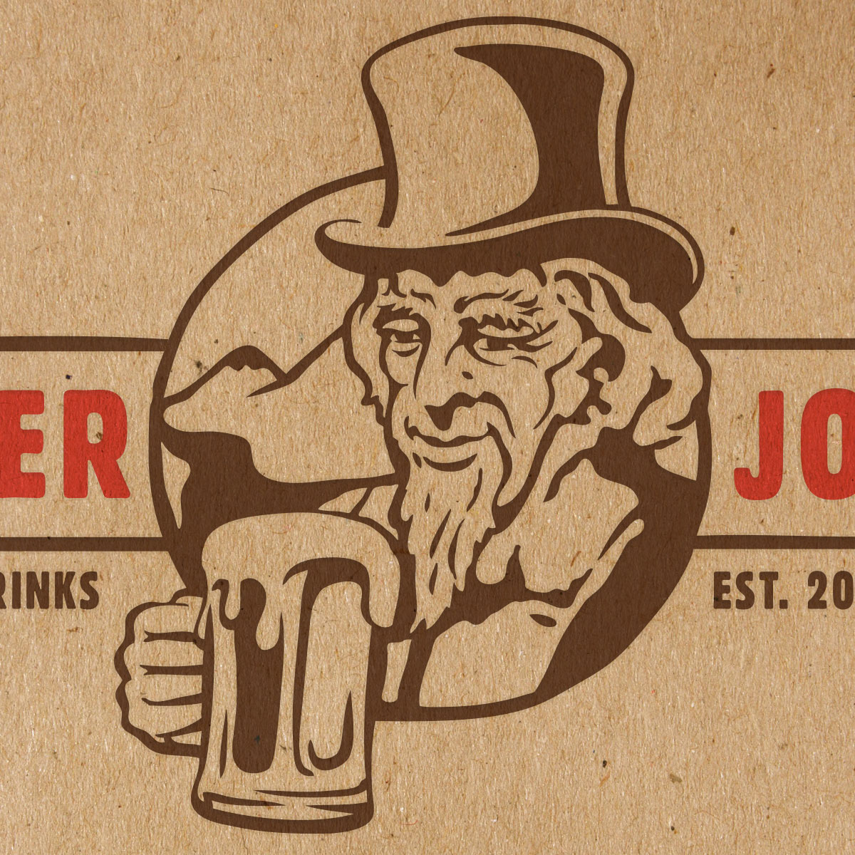 Brother Jons Public House Logo on Menu